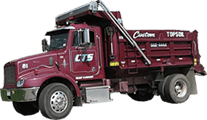 Custom Topsoil Delivery Truck